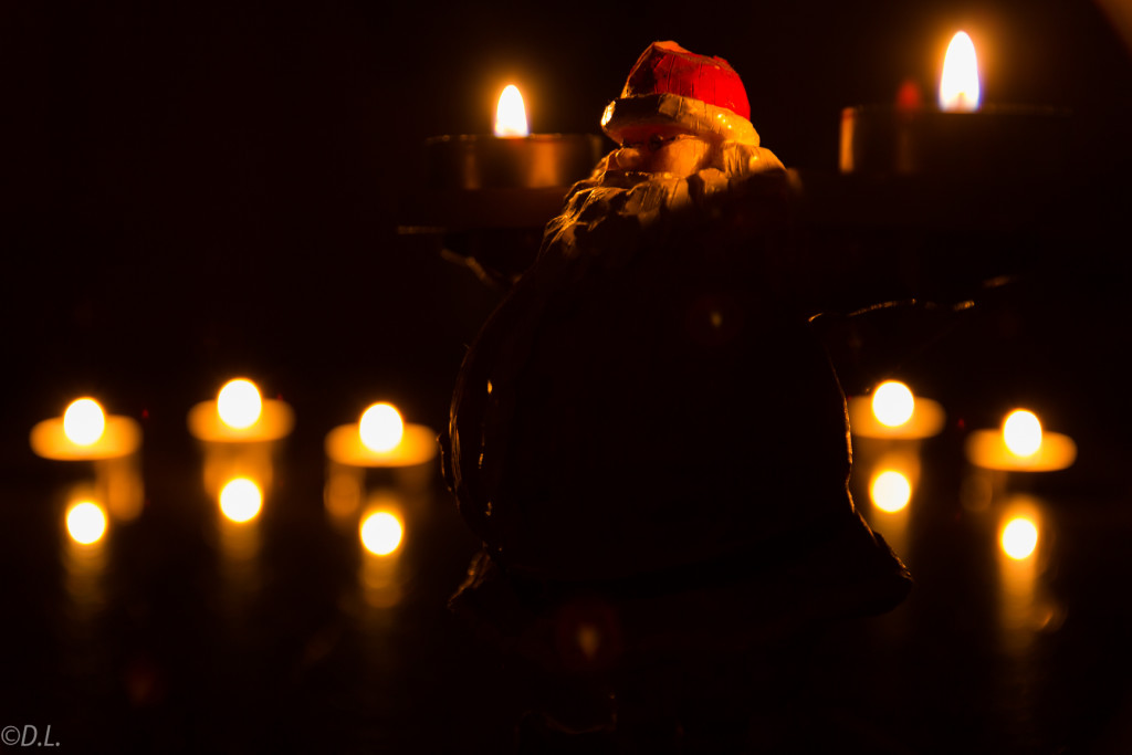 Nikolausi in schönem Bokeh