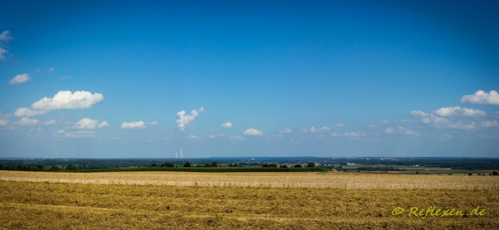 Panorama schw. Alb mit AKW Gundremmingen