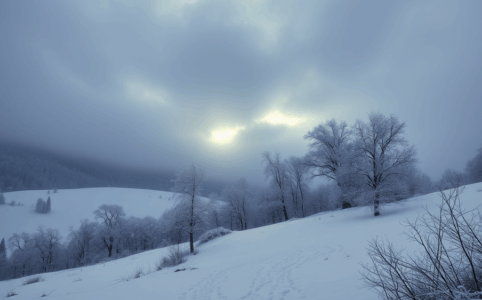 Winter Impressionen: Melancholie und Hoffnung